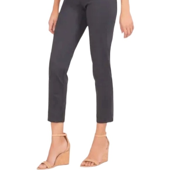 J. McLaughlin Cotton Blend Cropped Pants Size 4 Faded Black - Picture 1 of 6